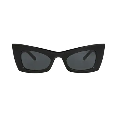 Pre-owned Saint Laurent Cat Eye-frame Bio Injection Sunglasses 'black' | Women's Size Onesize