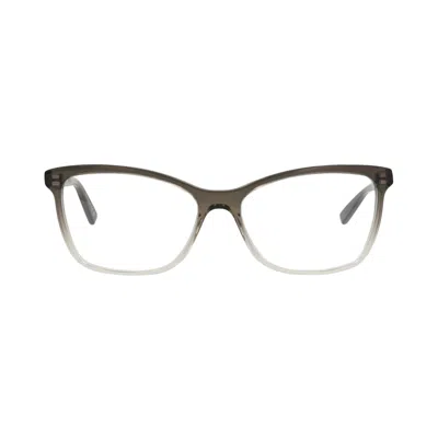 Pre-owned Saint Laurent Cat-eye Frame Acetate Optical Frames 'grey Grey Transparent' | Women's Size Onesize