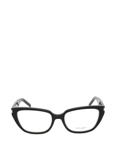 Saint Laurent Cat-eye Glasses In Black