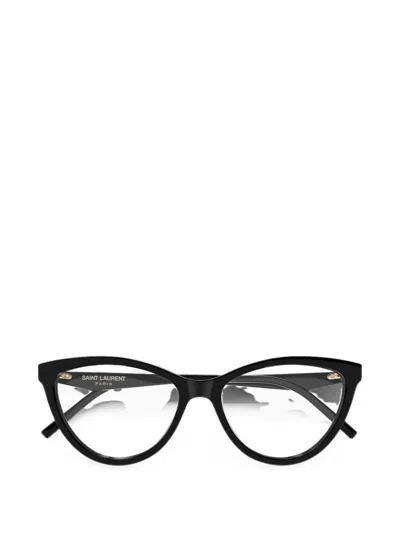 Saint Laurent Cat-eye Glasses In Black