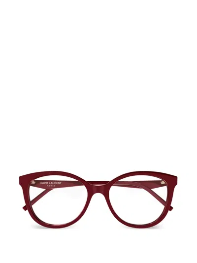 Saint Laurent Cat-eye Glasses In Red