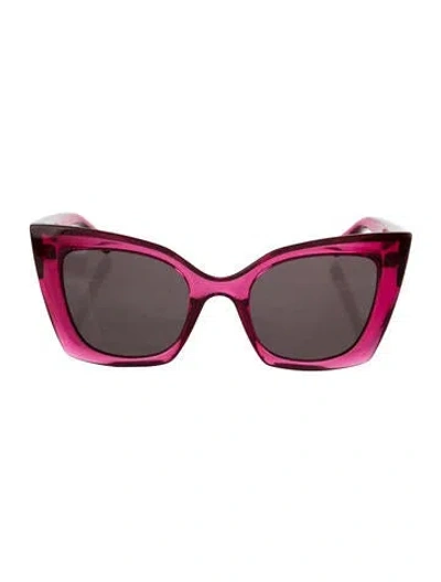 Pre-owned Saint Laurent Cat-eye Tinted Sunglasses