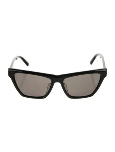 Pre-owned Saint Laurent Cat-eye Tinted Sunglasses In Black