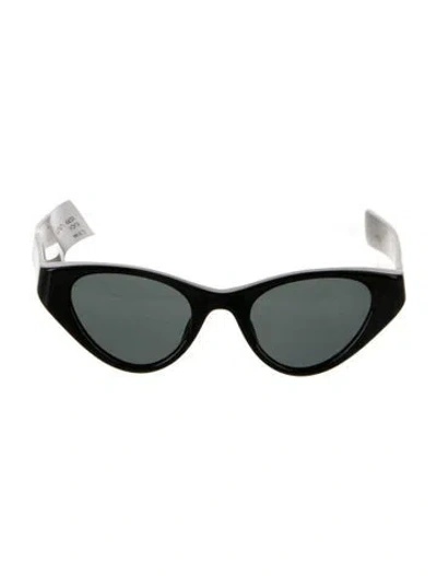 Pre-owned Saint Laurent Cat-eye Tinted Sunglasses W/ Tags In Black
