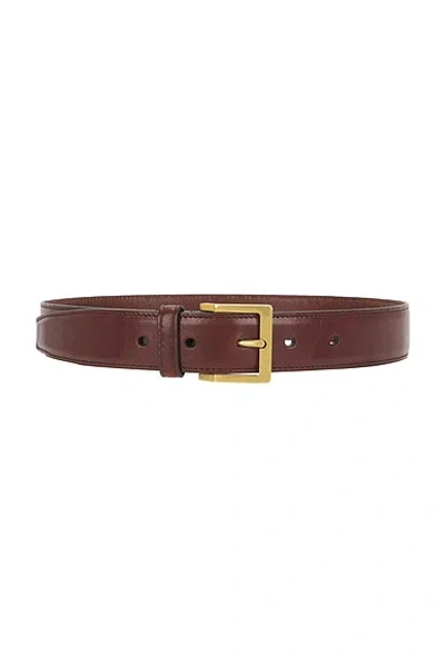 Saint Laurent Ceinture Vadim Belt In Brown