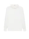 Saint Laurent Lace-trimmed Cotton Poplin Blouse In White