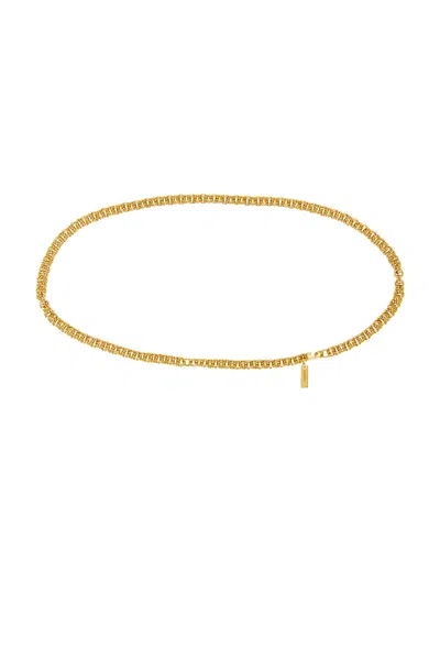 Saint Laurent Chain Belt In Laiton Fonce Free