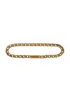 Saint Laurent Chain Belt In Light Bronze Free