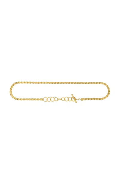 Saint Laurent Chain Belt In Oro Antico