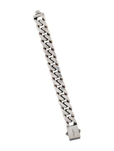 Pre-owned Saint Laurent Chain Bracelet, 6" In Multi