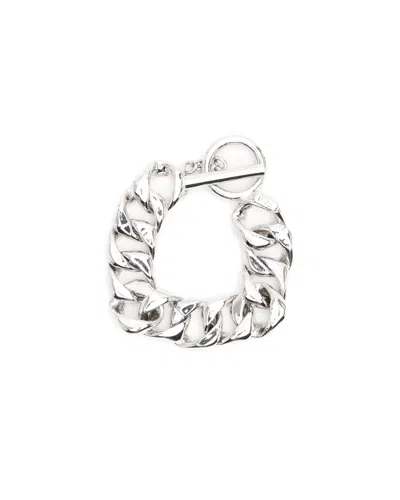 Saint Laurent Chain Bracelet In Silver