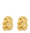 Saint Laurent Chain Clip-on Earrings In Silver