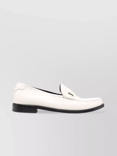 Saint Laurent Flat Shoes In White