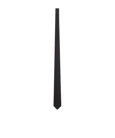 SAINT LAURENT SAINT LAURENT CHAIN-DETAILED TIE