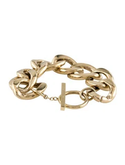 Pre-owned Saint Laurent Chain Link Bracelet, 6.5" In Multicolor