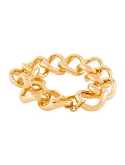 Pre-owned Saint Laurent Chain Link Bracelet W/ Tags, 6" In Multi