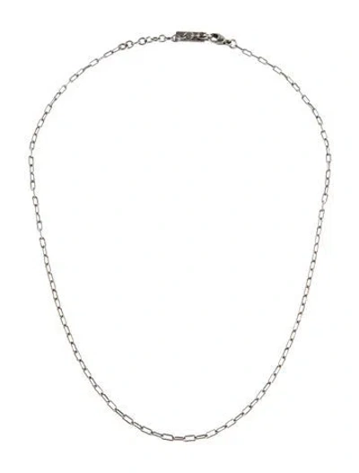 Pre-owned Saint Laurent Chain Necklace, 16.25" In Multi