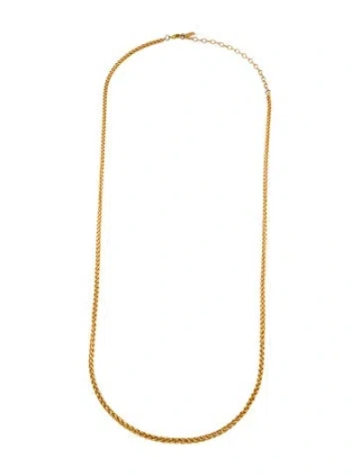 Pre-owned Saint Laurent Chain Necklace, 33.5" In Multicolor