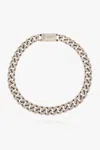 Saint Laurent Chain-detail Necklace In Argento