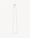 Saint Laurent Chain Necklace In White
