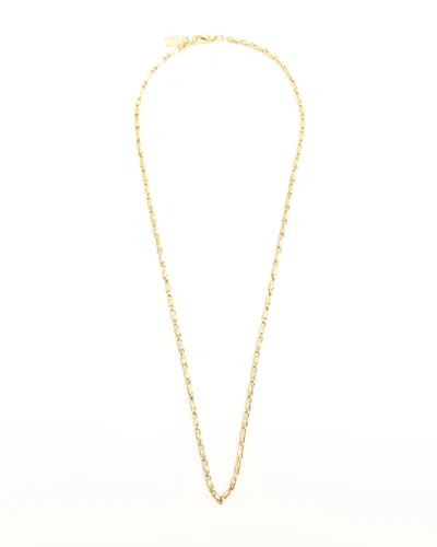 Saint Laurent Chain Necklace In Yellow