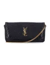 Saint Laurent Chain Phone Holder In Black