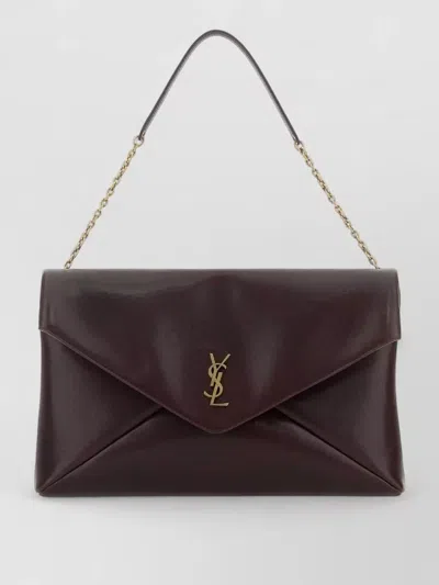 Saint Laurent Chain Strap Envelope Clutch Bag