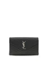 Saint Laurent Chain Wallet In Black
