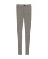 Saint Laurent Check-patterned Skinny Trousers In Gray