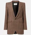 Saint Laurent Checked Single-breasted Blazer