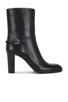 Saint Laurent Chemena Boot In Black