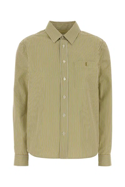 Saint Laurent Chemise Sz06 Col Cla In Green