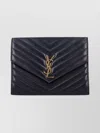 Saint Laurent Chevron Quilted Envelope Flap Pouch