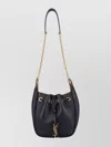 Saint Laurent Cassandre Drawstring Leather Shoulder Bag