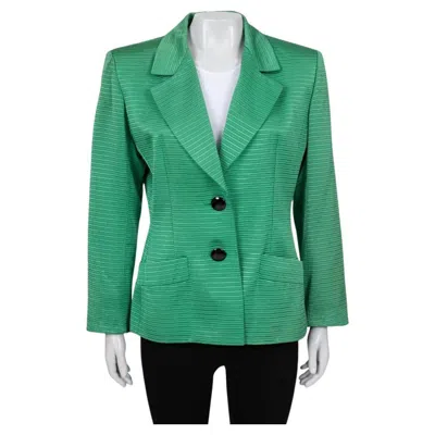 Pre-owned Saint Laurent Chic Green Tailored Jacket - Size Xl