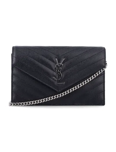 Saint Laurent Chic Mini Shoulder Bag For Women In Black