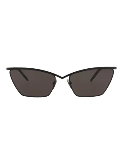 Saint Laurent Chic Oversized Women's Sunglasses In Black