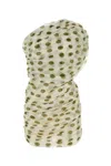 Saint Laurent Silk Mini Dress With Polka Dot Pattern In Printed