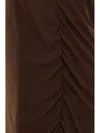 Saint Laurent Chocolate Tulle Mini Dress