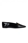 Saint Laurent Chris Embellished Patent-leather Loafers