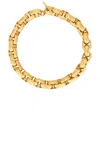 Saint Laurent Chunky Link Necklace In Gold