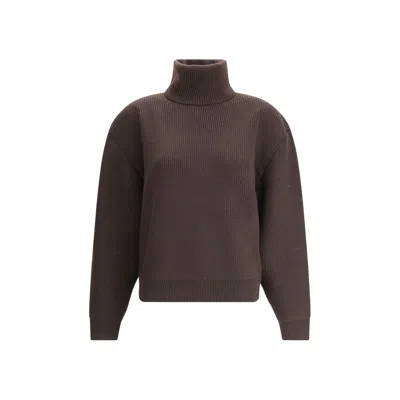 SAINT LAURENT CHUNKY WOOL KNIT PULLOVER