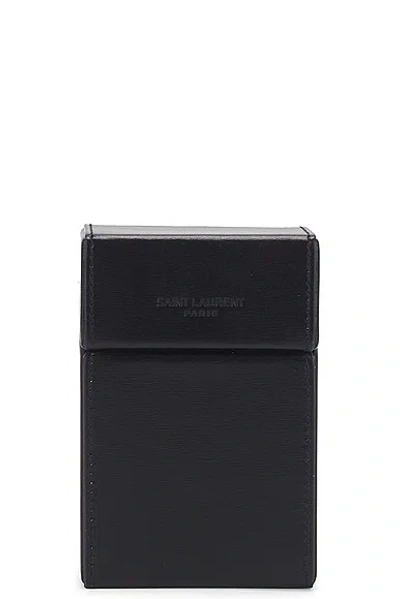 Saint Laurent Cigarette Box In Gold