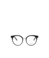 Saint Laurent Circular Flat Mirror In White