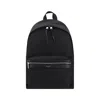 Saint Laurent Logo-print Backpack In Black