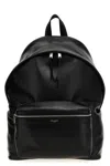 Saint Laurent Modern City Backpack Silver Hardware In Black