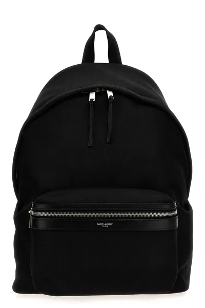 Saint Laurent 'city' Backpack In Black