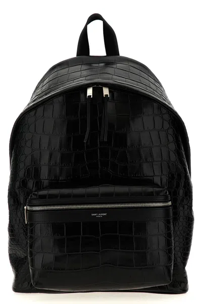 Saint Laurent 'city' Backpack In Black