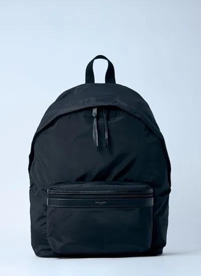 Saint Laurent City Backpack In Black