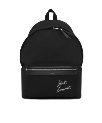 SAINT LAURENT SAINT LAURENT ZIP-UP CITY BACKPACK